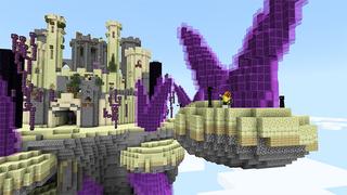 Screenshot of the Minecraft Bedrock Marketplace product Sky Castles created by Gearblocks.