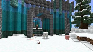 Screenshot of the Minecraft Bedrock Marketplace product Sky Castles created by Gearblocks.
