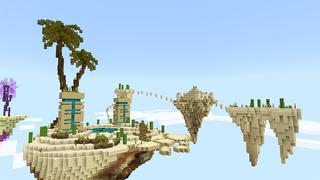 Screenshot of the Minecraft Bedrock Marketplace product Skyblock Dimensions created by Gearblocks.