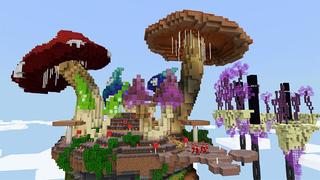 Screenshot of the Minecraft Bedrock Marketplace product Skyblock Dimensions created by Gearblocks.