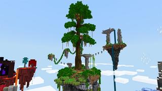 Screenshot of the Minecraft Bedrock Marketplace product Skyblock Dimensions created by Gearblocks.