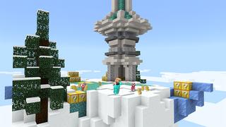 Screenshot of the Minecraft Bedrock Marketplace product Skyblock Lucky Block created by Gearblocks.