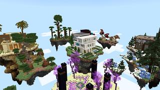 Screenshot of the Minecraft Bedrock Marketplace product Skyblock Mansions created by Gearblocks.