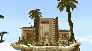 Screenshot of the Minecraft Bedrock Marketplace product Skyblock Mansions created by Gearblocks.