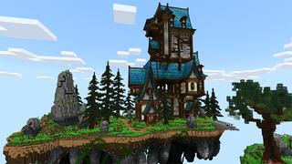 Screenshot of the Minecraft Bedrock Marketplace product Skyblock: Noob x Pro x Hacker created by Gearblocks.