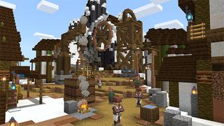 Screenshot of the Minecraft Bedrock Marketplace product Snow Village created by Gearblocks.
