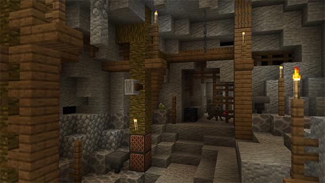Screenshot of the Minecraft Bedrock Marketplace product Snow Village created by Gearblocks.