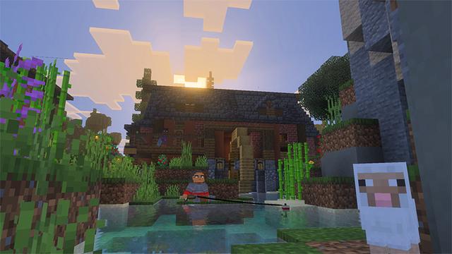 Screenshot of the Minecraft Bedrock Marketplace product The Dawn Fortress created by Gearblocks.