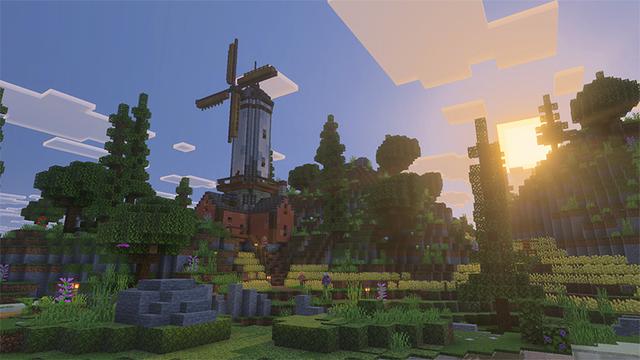 Screenshot of the Minecraft Bedrock Marketplace product The Dawn Fortress created by Gearblocks.