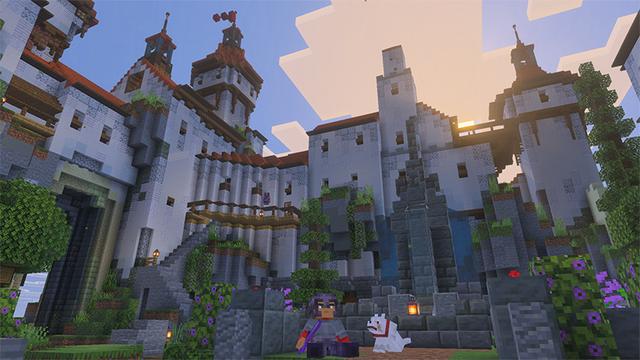Screenshot of the Minecraft Bedrock Marketplace product The Dawn Fortress created by Gearblocks.