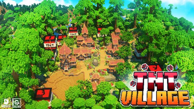 Thumbnail of the Minecraft Bedrock Marketplace product TNT Village created by Gearblocks.