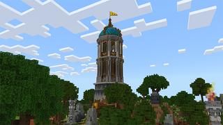 Screenshot of the Minecraft Bedrock Marketplace product Tower: Noob x Pro x Hacker created by Gearblocks.