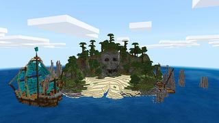 Screenshot of the Minecraft Bedrock Marketplace product Treasure Island created by Gearblocks.