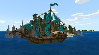 Screenshot of the Minecraft Bedrock Marketplace product Treasure Island created by Gearblocks.