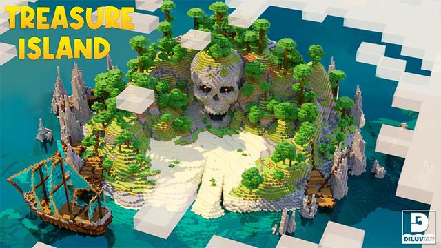Thumbnail of the Minecraft Bedrock Marketplace product Treasure Island created by Gearblocks.