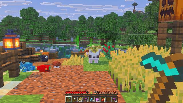 Screenshot of the Minecraft Bedrock Marketplace product Volatile Cuisine created by Gearblocks.