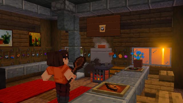 Screenshot of the Minecraft Bedrock Marketplace product Volatile Cuisine created by Gearblocks.