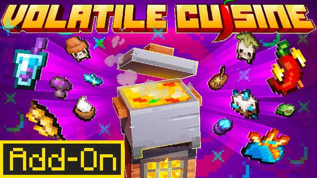 Thumbnail of the Minecraft Bedrock Marketplace product Volatile Cuisine created by Gearblocks.