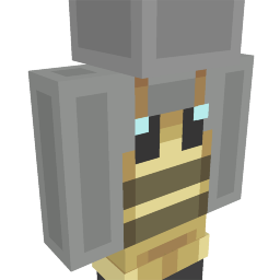 Thumbnail of the Minecraft Bedrock Marketplace product Bee Dungarees created by Geeky Pixels.