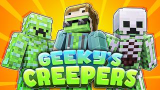 Thumbnail of the Minecraft Bedrock Marketplace product Geeky's Creepers created by Geeky Pixels.