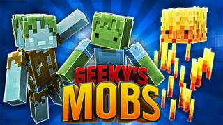 Thumbnail of the Minecraft Bedrock Marketplace product Geeky's Mobs created by Geeky Pixels.