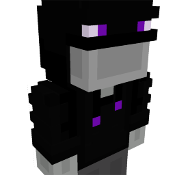 Thumbnail of the Minecraft Bedrock Marketplace product Glowy Enderman Hoodie created by Geeky Pixels.