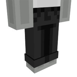 Thumbnail of the Minecraft Bedrock Marketplace product High Waist Black Jeans created by Geeky Pixels.