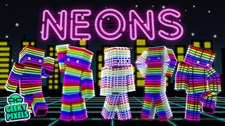 Thumbnail of the Minecraft Bedrock Marketplace product Neons created by Geeky Pixels.