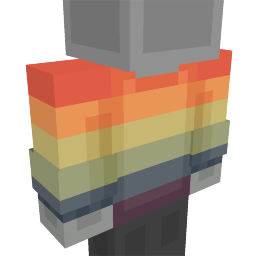 Thumbnail of the Minecraft Bedrock Marketplace product Retro Rainbow Sweater created by Geeky Pixels.