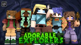 Thumbnail of the Minecraft Bedrock Marketplace product Adorable Explorers created by Giggle Block Studios.