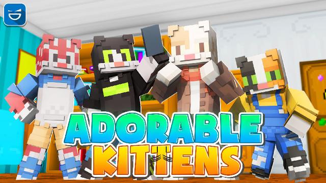 Thumbnail of the Minecraft Bedrock Marketplace product Adorable Kittens created by Giggle Block Studios.