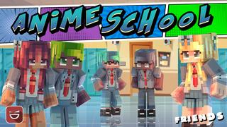 Thumbnail of the Minecraft Bedrock Marketplace product Anime School Friends created by Giggle Block Studios.