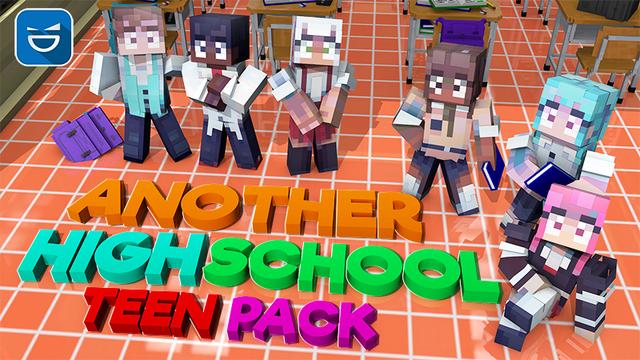 Thumbnail of the Minecraft Bedrock Marketplace product Another High School Teen Pack created by Giggle Block Studios.