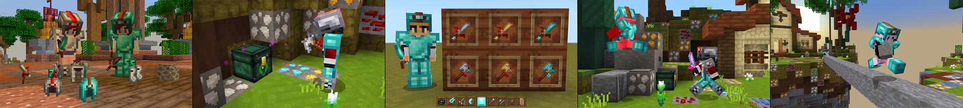 Panorama of the Minecraft Bedrock Marketplace product Antique 16x created by Giggle Block Studios.