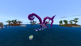 Screenshot of the Minecraft Bedrock Marketplace product Aqua Parkour created by Giggle Block Studios.