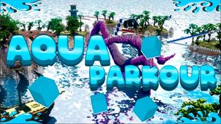 Thumbnail of the Minecraft Bedrock Marketplace product Aqua Parkour created by Giggle Block Studios.