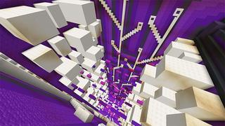 Screenshot of the Minecraft Bedrock Marketplace product Arcade Droppers created by Giggle Block Studios.