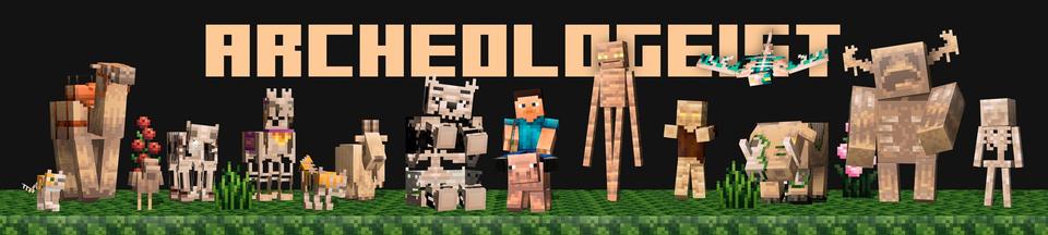 Panorama of the Minecraft Bedrock Marketplace product Archeologeist created by Giggle Block Studios.