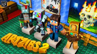 Thumbnail of the Minecraft Bedrock Marketplace product Artzies 2 created by Giggle Block Studios.