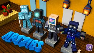 Thumbnail of the Minecraft Bedrock Marketplace product Artzies created by Giggle Block Studios.