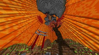 Screenshot of the Minecraft Bedrock Marketplace product Autumn Droppers created by Giggle Block Studios.