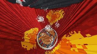 Screenshot of the Minecraft Bedrock Marketplace product Autumn Droppers created by Giggle Block Studios.