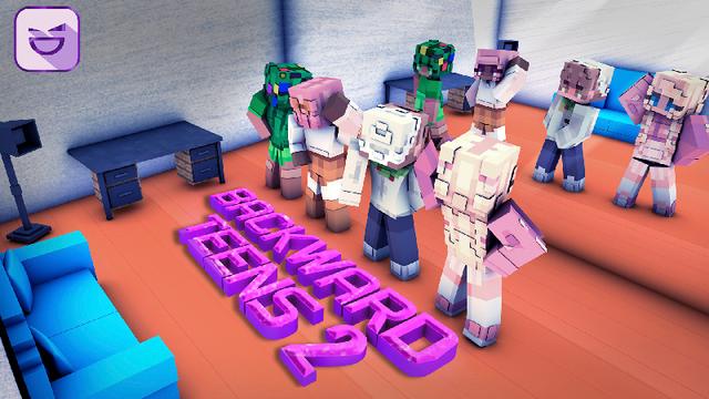Thumbnail of the Minecraft Bedrock Marketplace product Backward Teens 2 created by Giggle Block Studios.