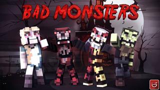 Thumbnail of the Minecraft Bedrock Marketplace product Bad Monsters created by Giggle Block Studios.
