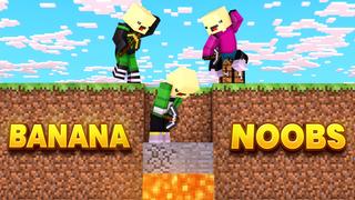 Thumbnail of the Minecraft Bedrock Marketplace product Banana Noobs created by Giggle Block Studios.