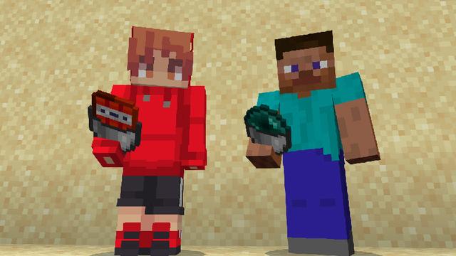 Screenshot of the Minecraft Bedrock Marketplace product Bucket Expansion created by Giggle Block Studios.