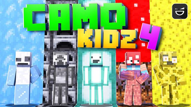Thumbnail of the Minecraft Bedrock Marketplace product Camo Kidz 4 created by Giggle Block Studios.
