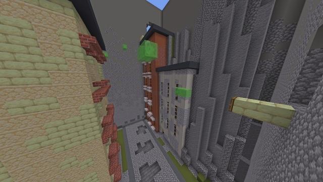 Screenshot of the Minecraft Bedrock Marketplace product Choose a Path Parkour created by Giggle Block Studios.