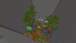 Screenshot of the Minecraft Bedrock Marketplace product Choose a Path Parkour created by Giggle Block Studios.