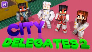 Thumbnail of the Minecraft Bedrock Marketplace product City Delegates 2 created by Giggle Block Studios.